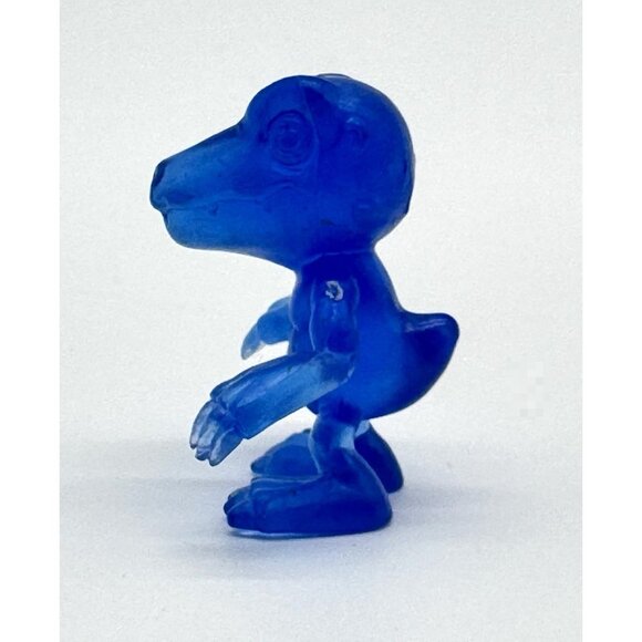 AGUMON Digimon Mini Figure Clear Crystal Blue 1.5” - Picture 2 of 3